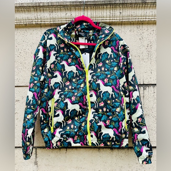 🆕🔖 WeSC✨ Unicorn AOP Track Jacket 🦄 Unisex ✨ Men S | Women’s M | Size 3🦄NWT - Picture 3 of 14